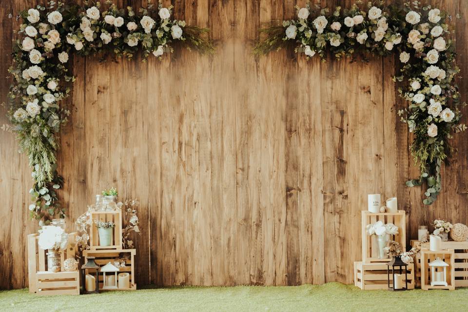 Photo Booth boho wedding