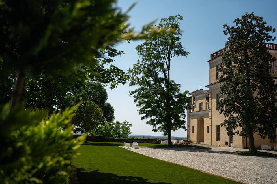 Vista del castello