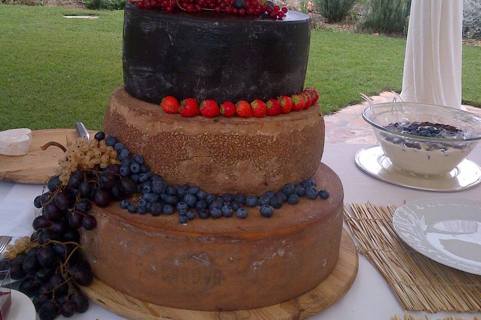 Wedding cheese cake