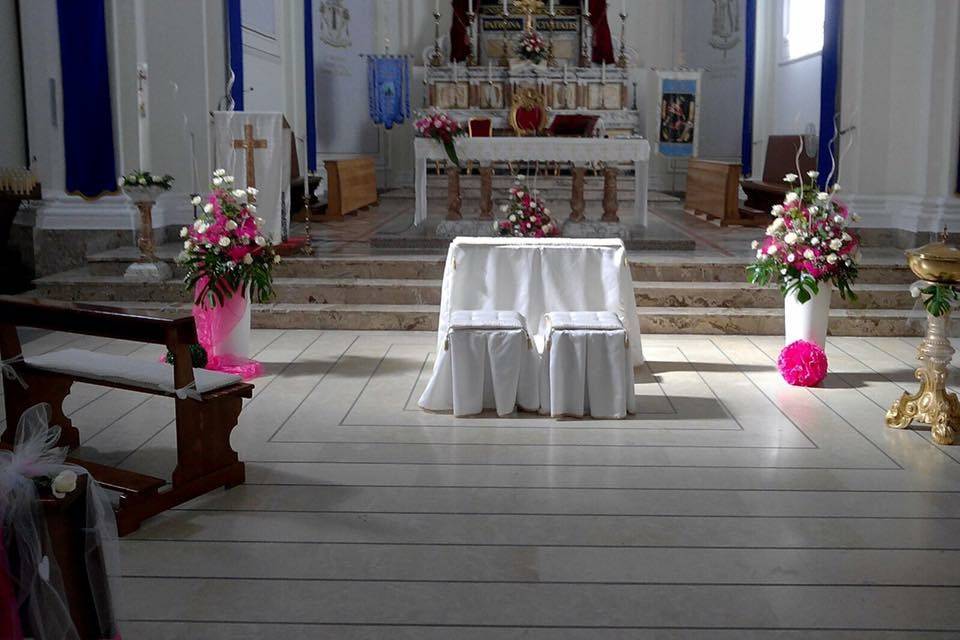 Allestimento chiesa