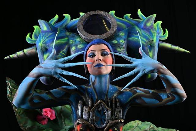 Francesca Pellegrino Body Painting