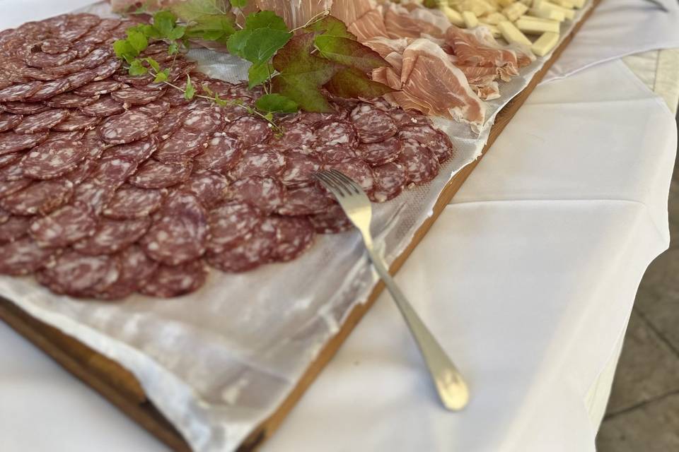 Tagliere-Buffet di benvenuto