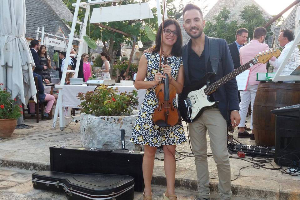 Violino e chitarra matrimonio