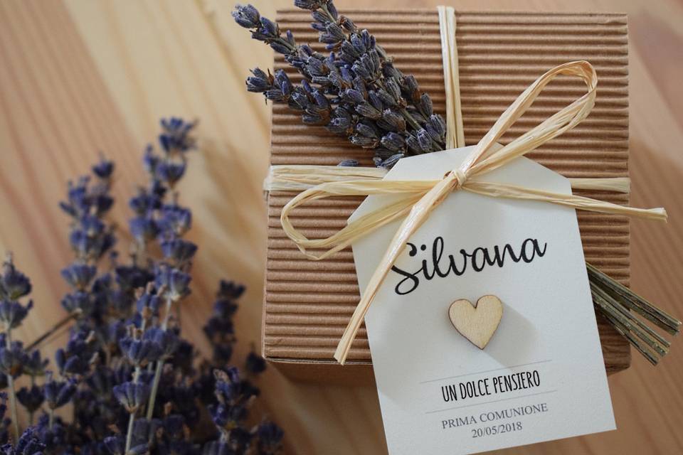 Confezione con lavanda