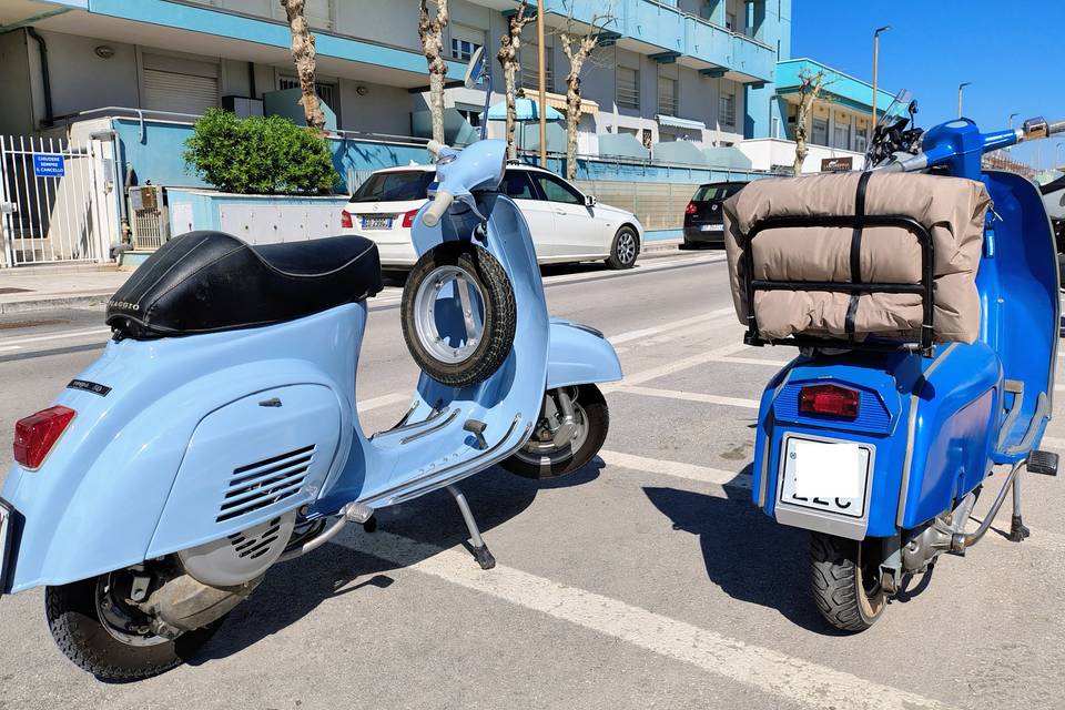 Lambretta J50+Vespa50N