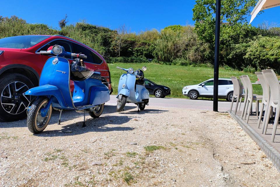 Lambretta J50+Vespa50N