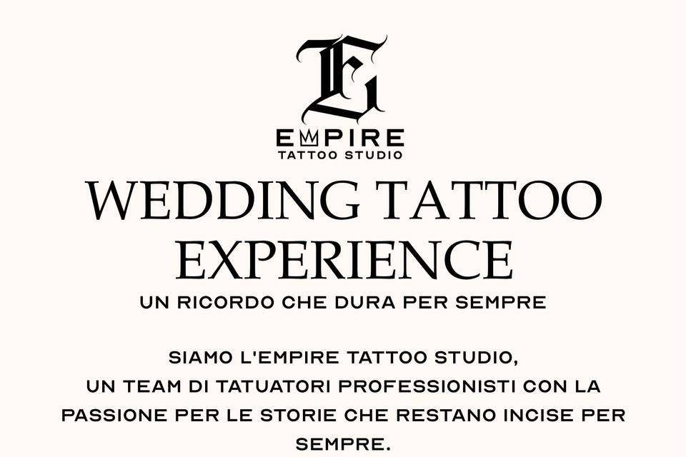 Wedding tattoo esperience
