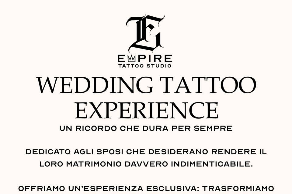 Wedding tattoo esperience