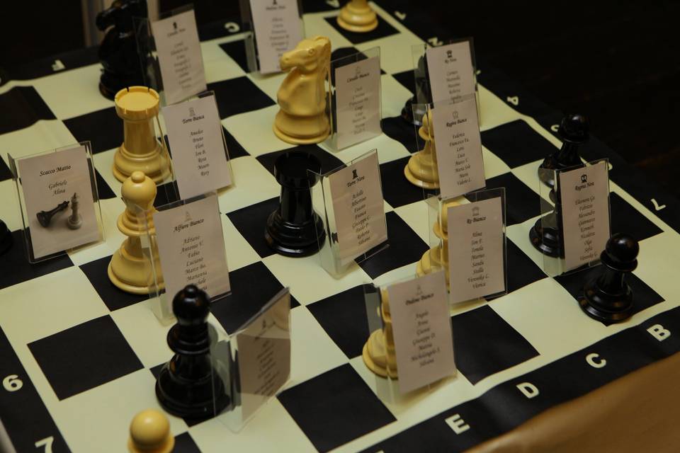 Tableau de mariage scacchi