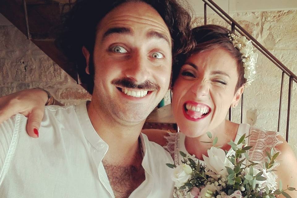 Selfie con la sposa!