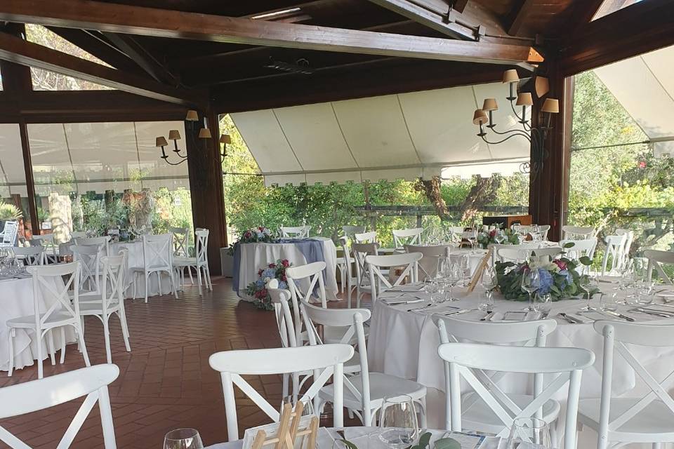 Allestimento sala ricevimento