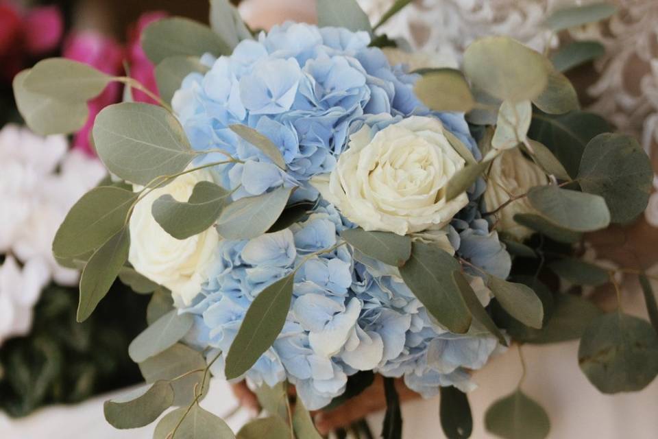 Bouquet in armonia con palette