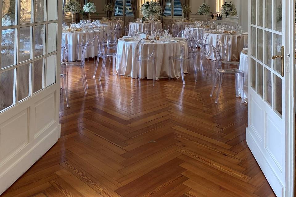 Allestimento sala ricevimenti