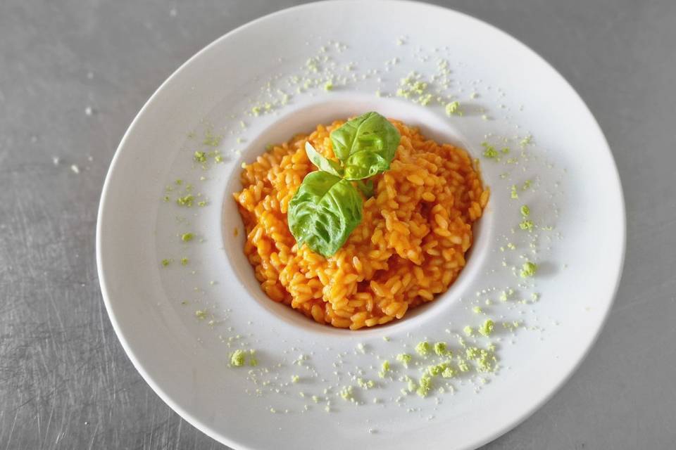 Risotto pomodoro e basilico