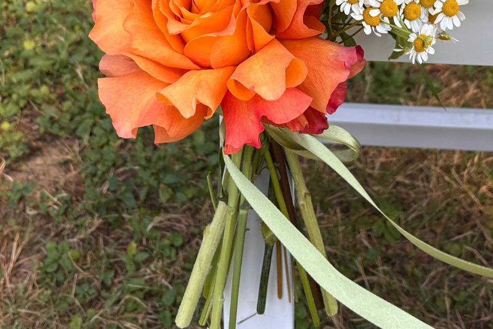 Dettaglio bouquet sedie