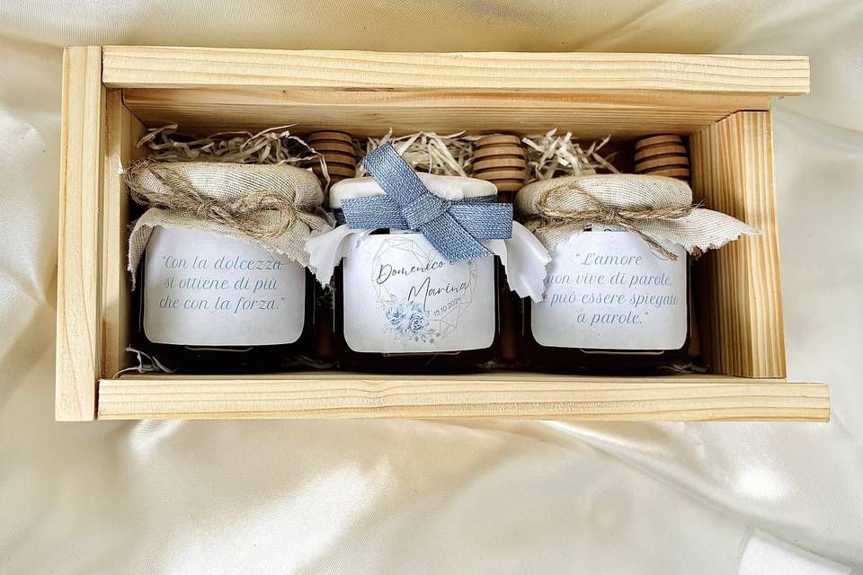 Cassettina con 3 mieli