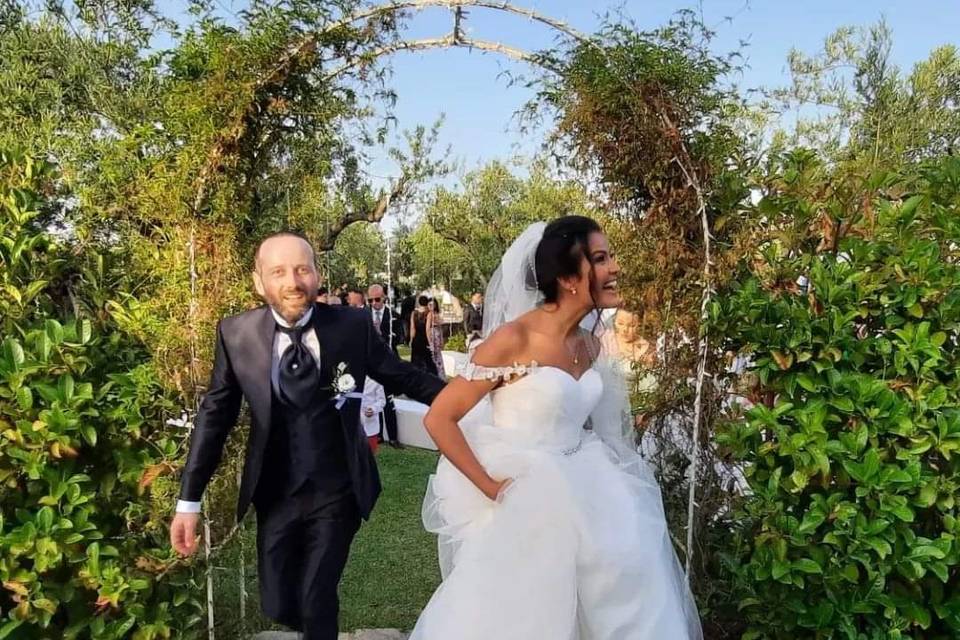 Matrimonio tra gi ulivi