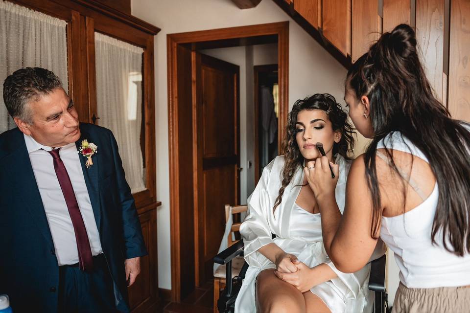 Preparazione della sposa