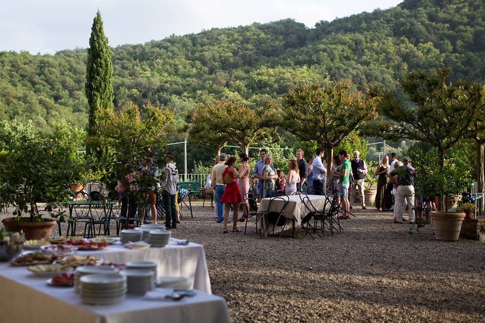 Party informale in terrazza