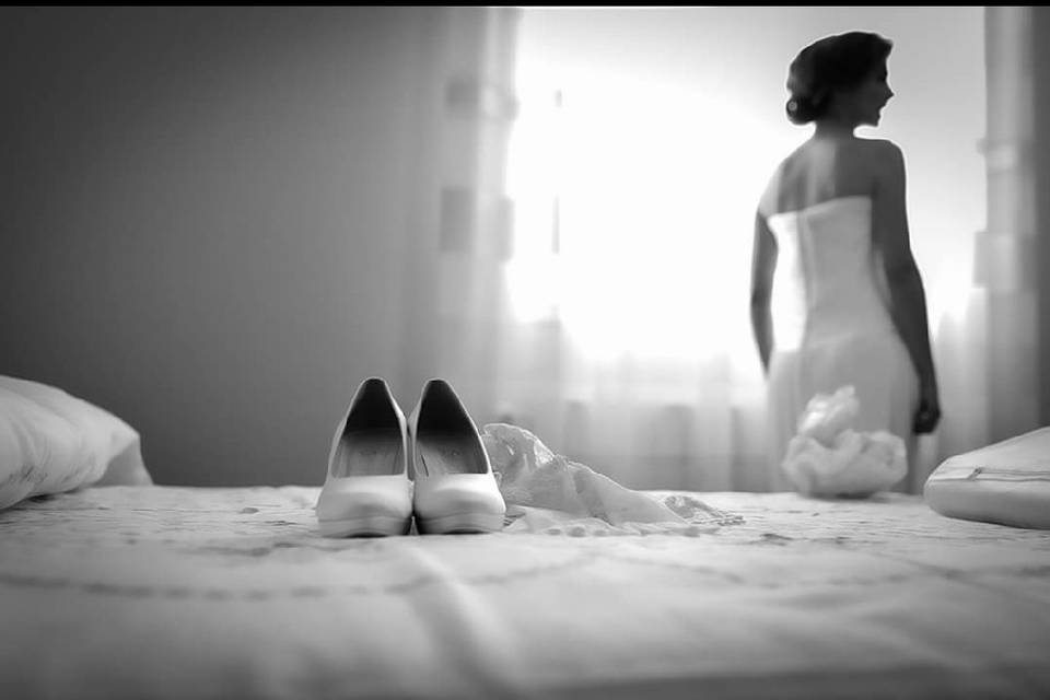 Bride's shoes