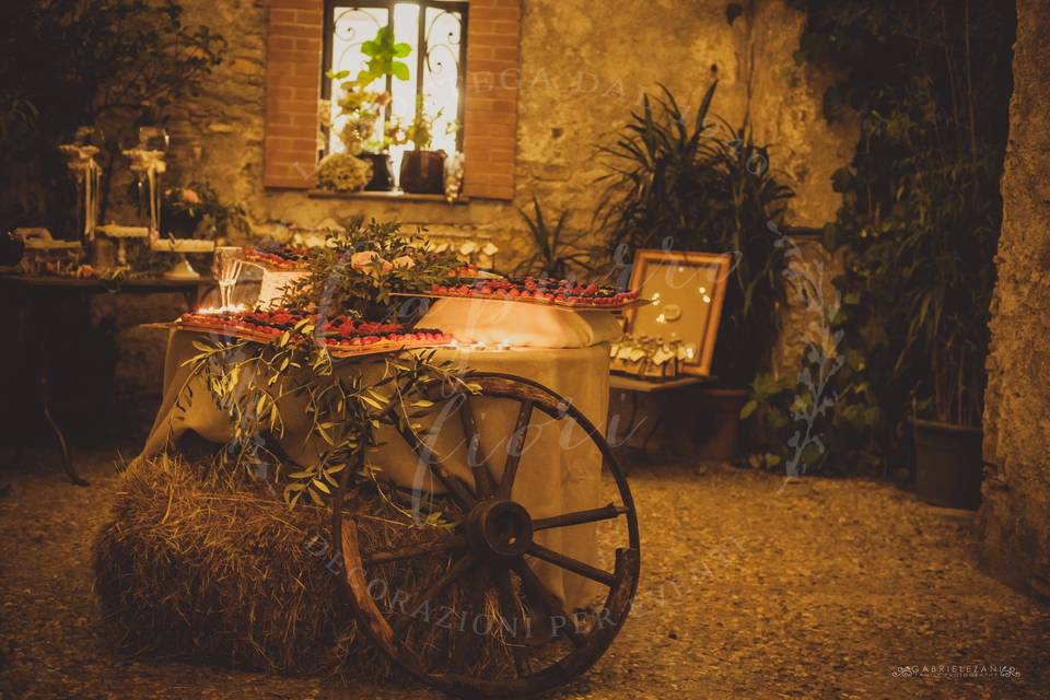 Tavolo torta country