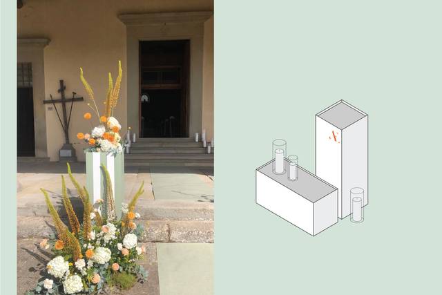 Totem personalizzati per fiori