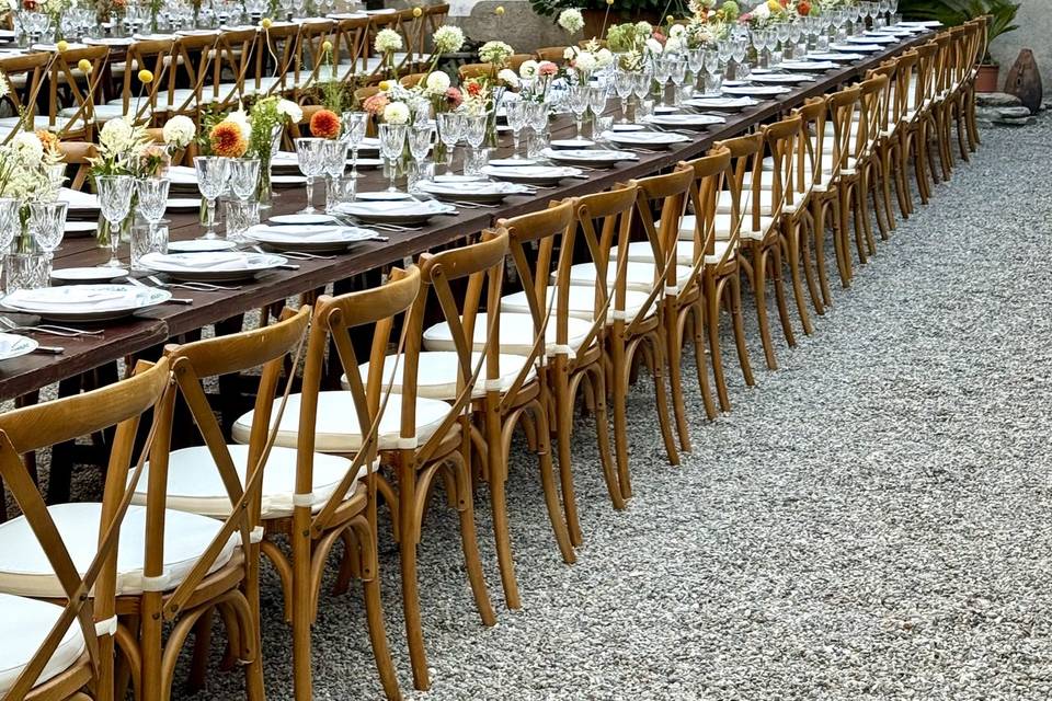 Allestimento cena Casa Manegaz