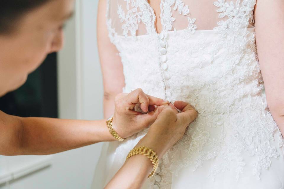 Preparazione sposa