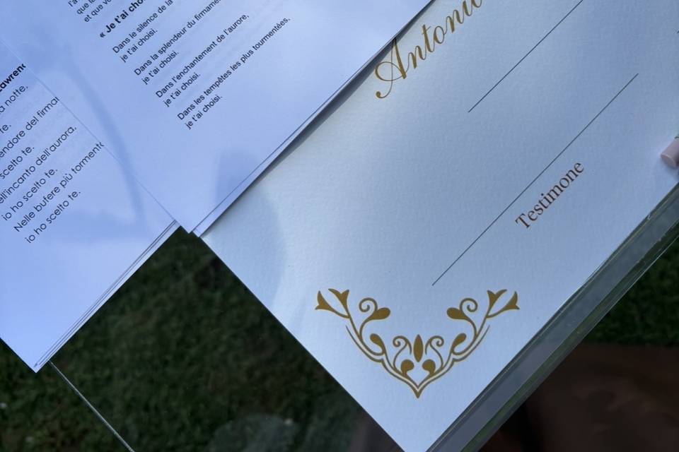 Celebrazione in francese