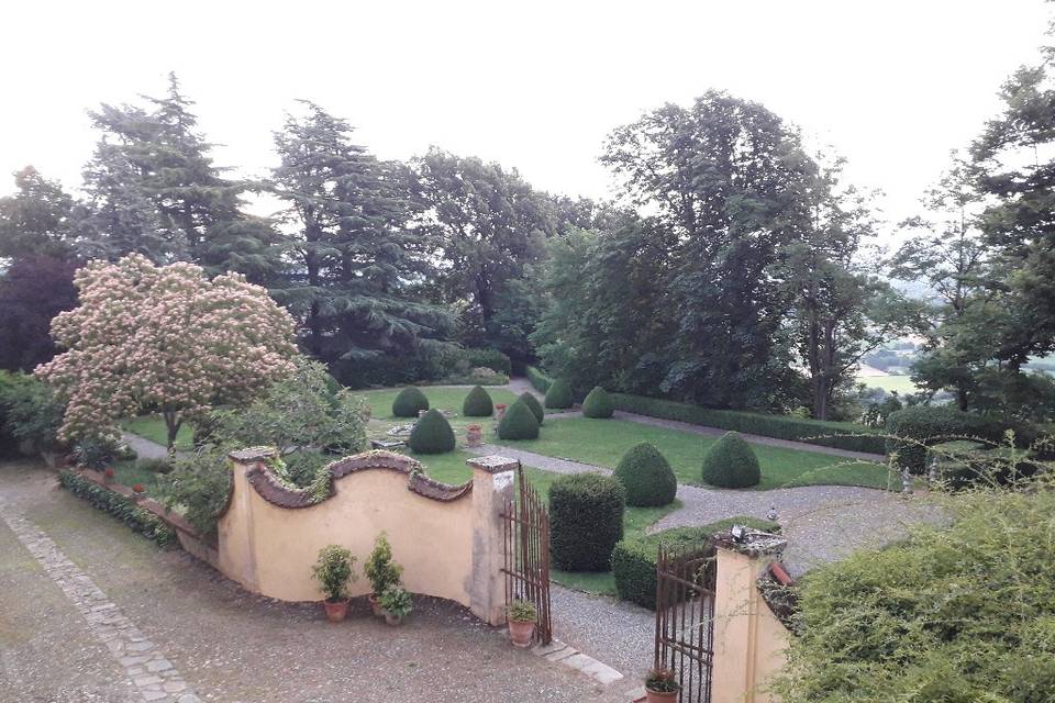 The garden from the salon