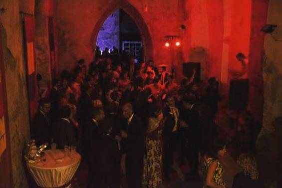 Dance party in the cellars