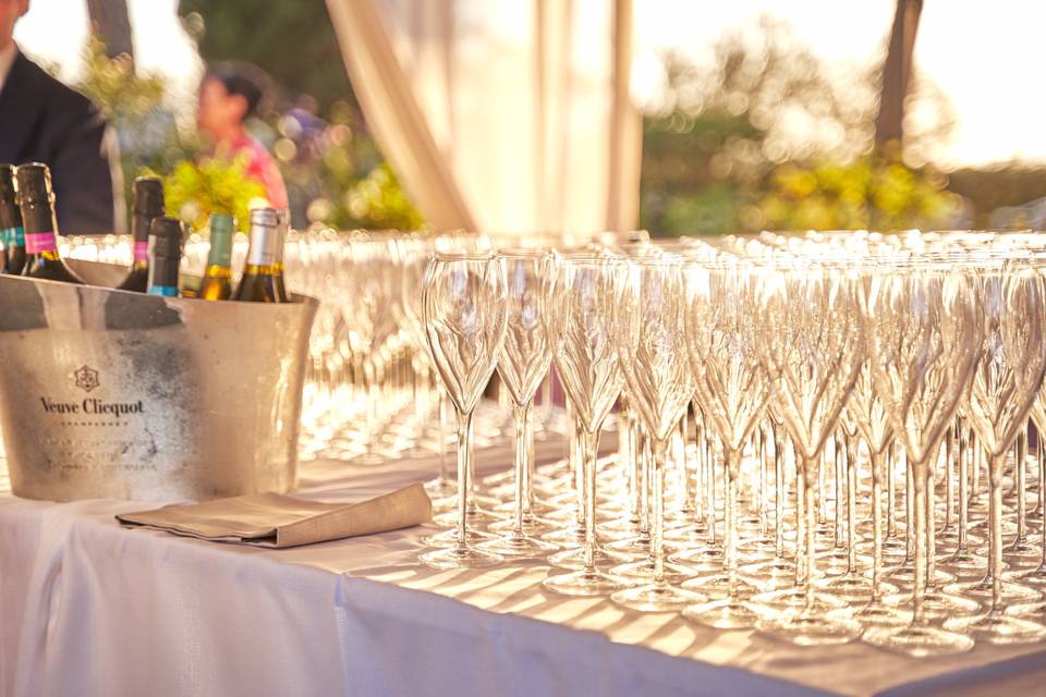 Aperitivo in giardino