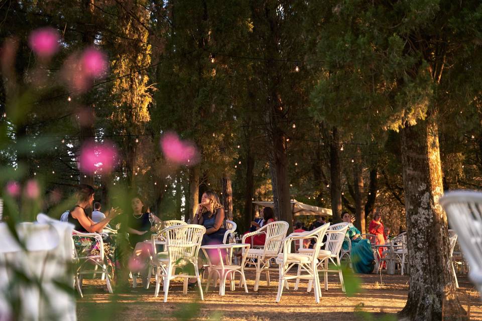 Aperitivo in giardino