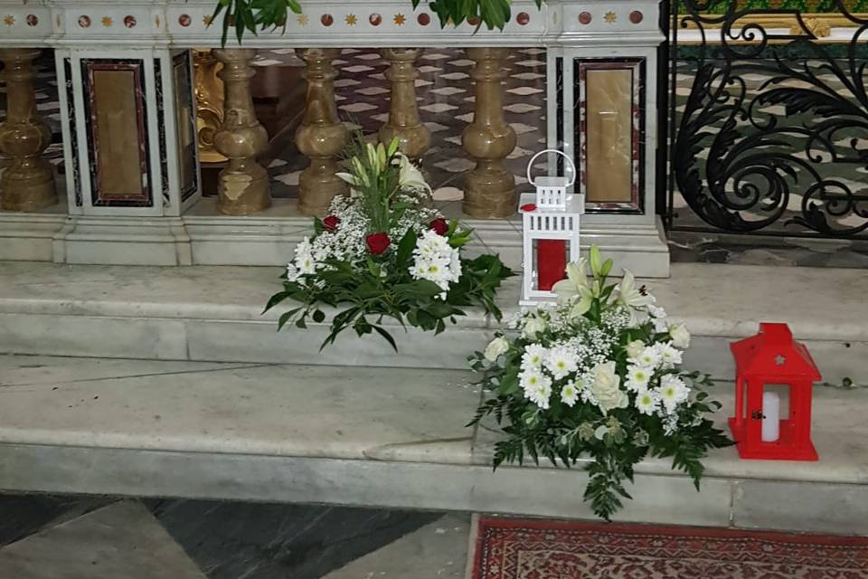 Altare allestito