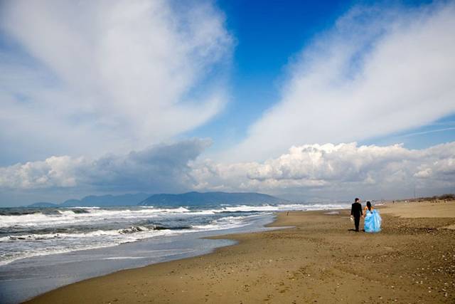 Sposi al mare