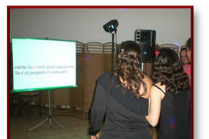 Videoproiettore e maxitelo