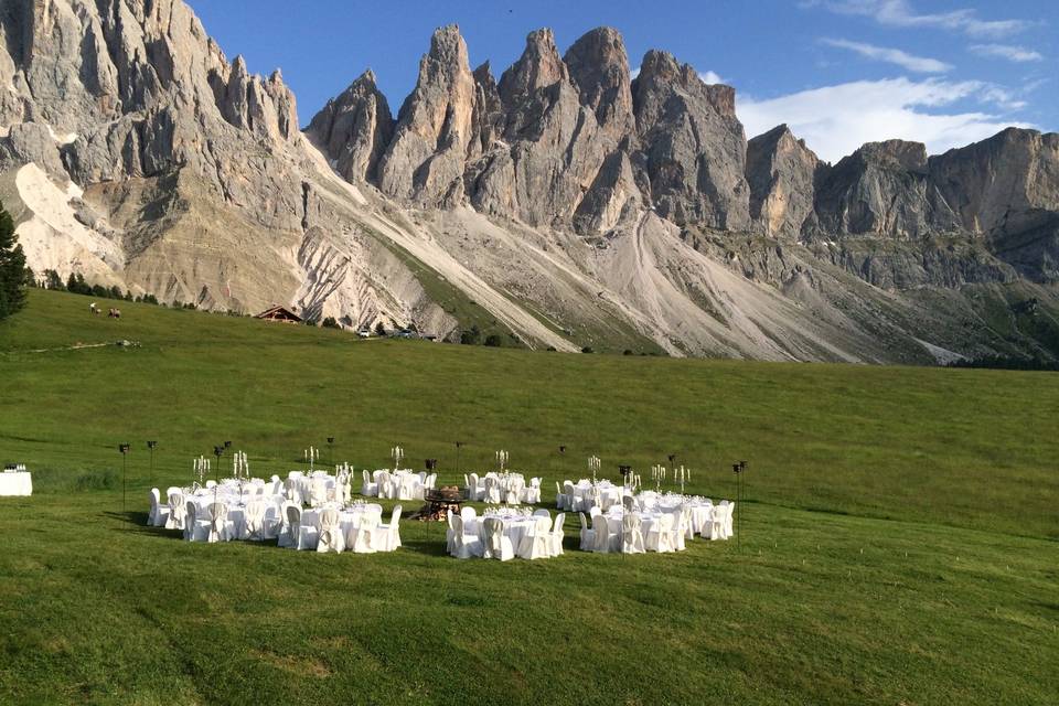 Matrimonio nelle dolomiti