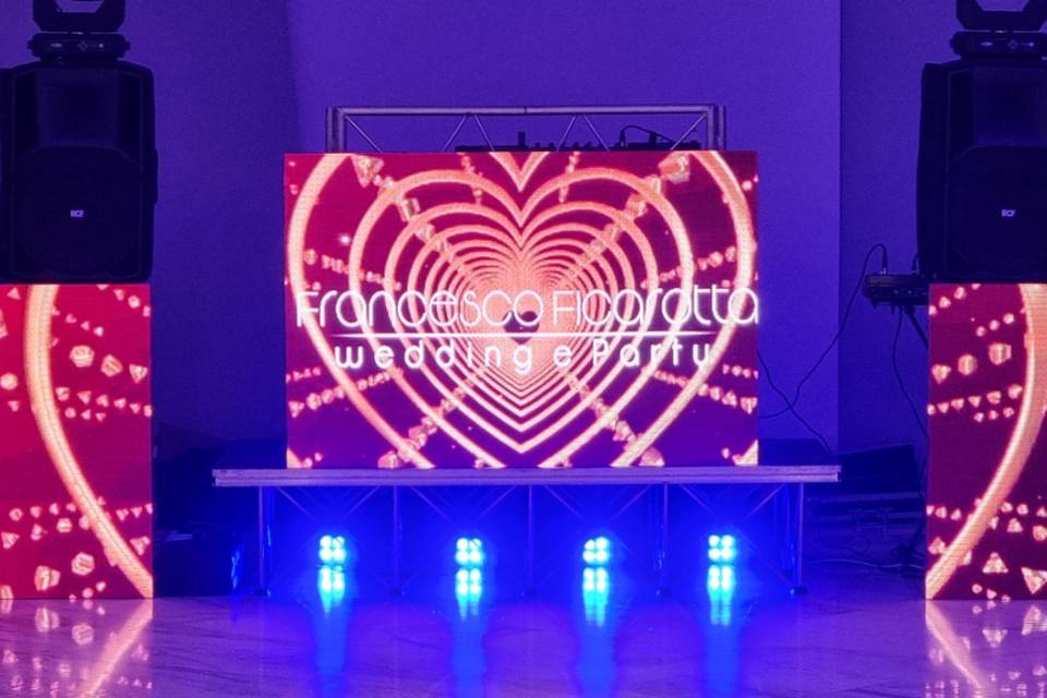 Wedding Dj Top + Ledwall