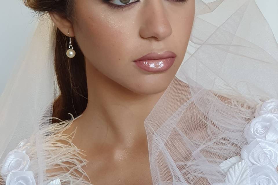 Bridal makeup neutro ma intens