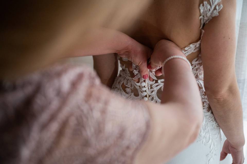 Preparazione casa della sposa