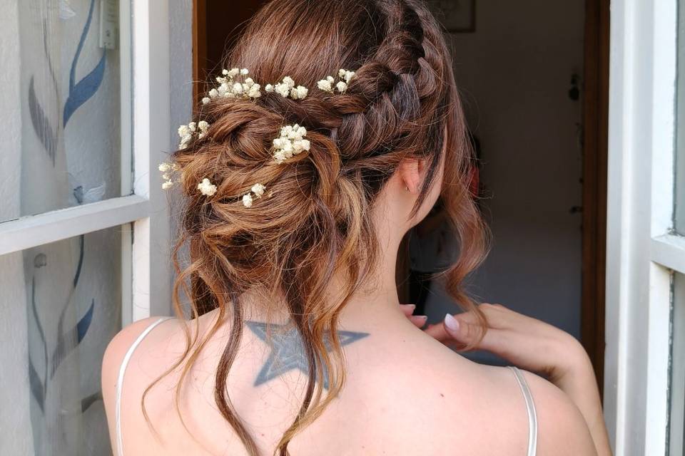 Boho bun