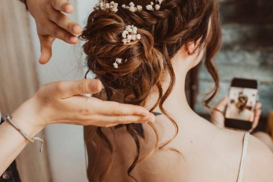 Boho bun