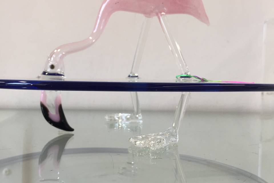 In vetro soffiato: Flamingo