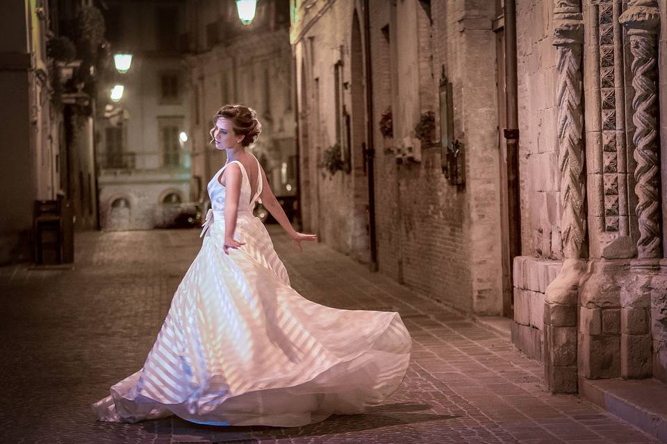 Dancing bride