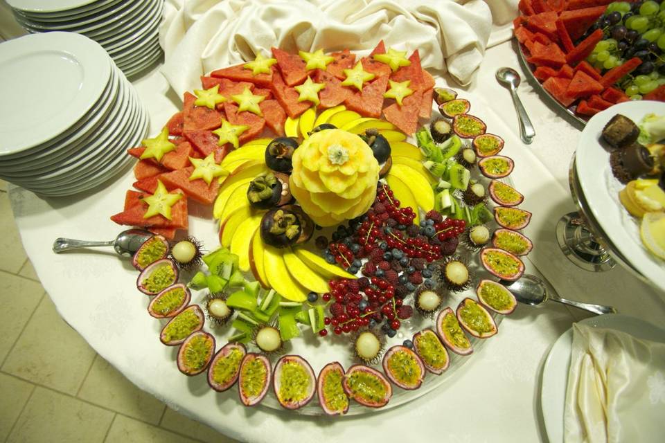 Presentazione frutta buffet