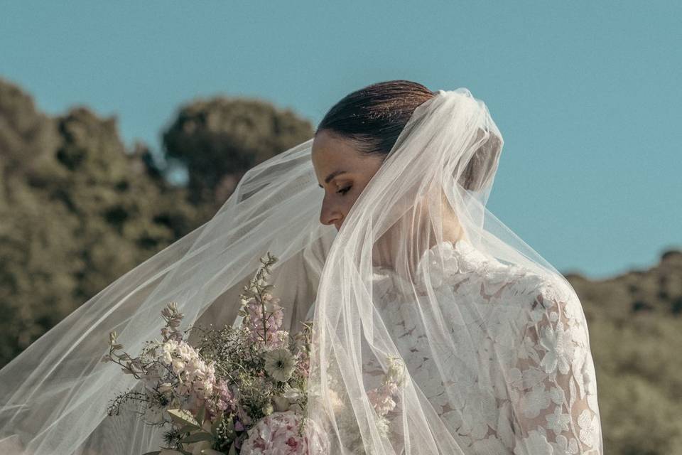 Sposa in luce naturale