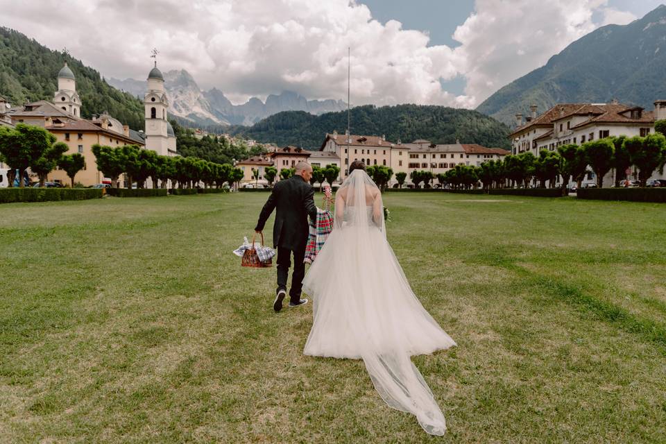 Wedding in the Dolomites