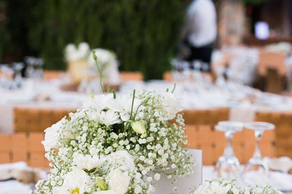 Lisianthus e gypsophila