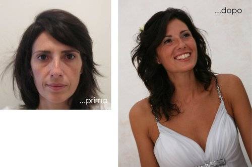 Foto sposa prima e dopo