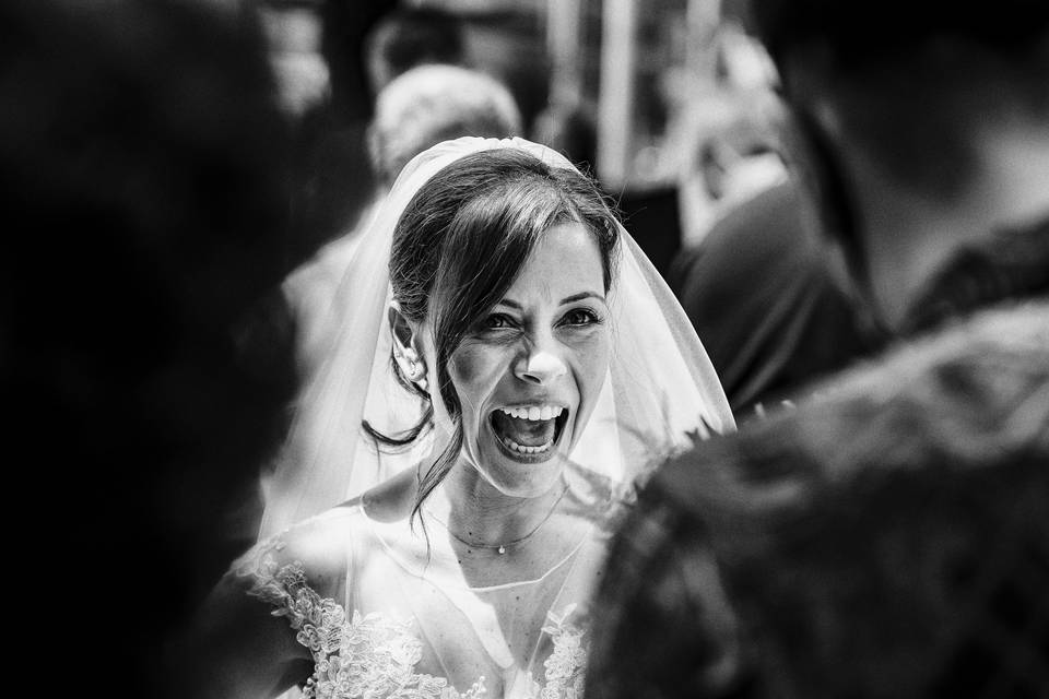 Sorriso della sposa